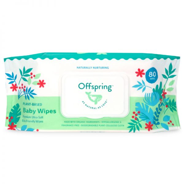 Baby Wipes 80ct (2) - Offspring Essentials - JD Distribution Pte Ltd