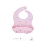 Little-Bearnie-Silicone-Bib---Boba-Pink