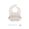 LittLittle Bearnie Silicone Bib - SG Local Foodies | Little Bearniele-Bearnie-Silicone-Bib---SG-Local-Foodies-Latte