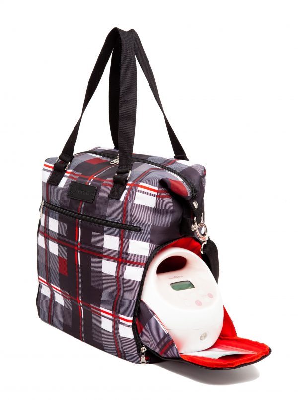 Sarah Wells Breast Pump Bag (Lizzy-Tartan) (2)