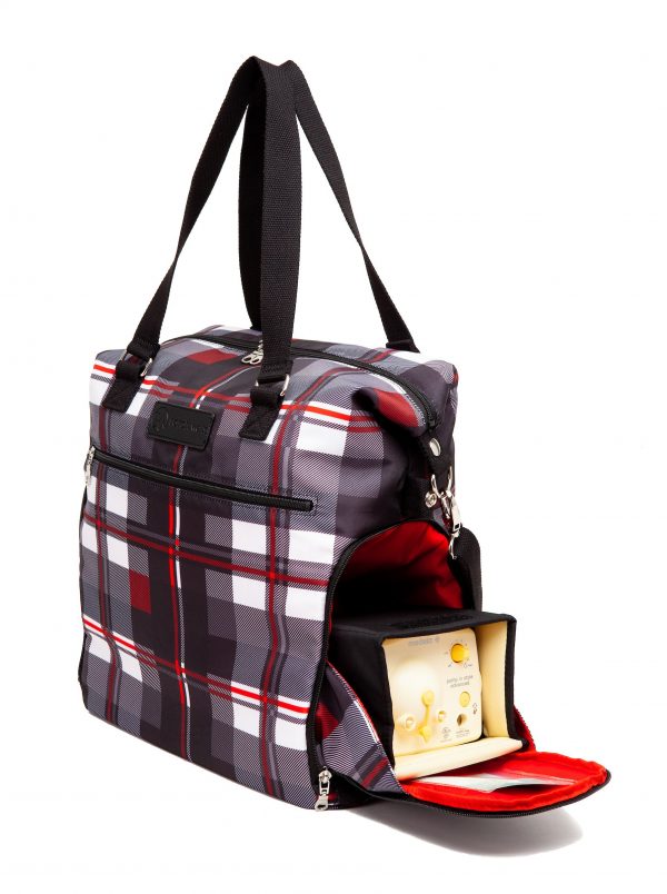 Sarah Wells Breast Pump Bag (Lizzy-Tartan) (3)