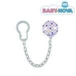 34133 Baby Nova Pacifier Chain - Hearts- Baby Nova - Oceanokidz