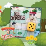 BFF Zoo Explorer Giant Floor Board Game with Flash Cards (3)