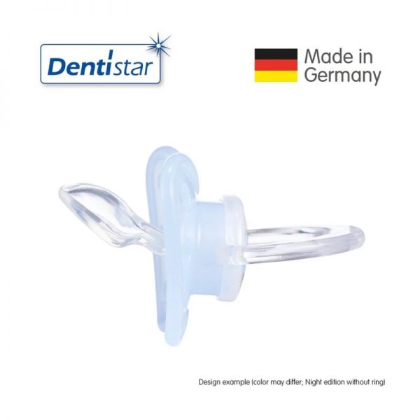 Dentistar Tooth-friendly Night Pacifier Size 1 (set of 2) with Sterilization Box (2)