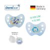 Dentistar Tooth-friendly Night Pacifier Size 1 (set of 2) with Sterilization Box - Rocket & Lion