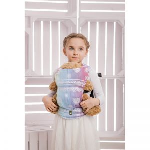 Doll Carrier made of woven fabric (100� cotton) - RAINBOW LACE3.0