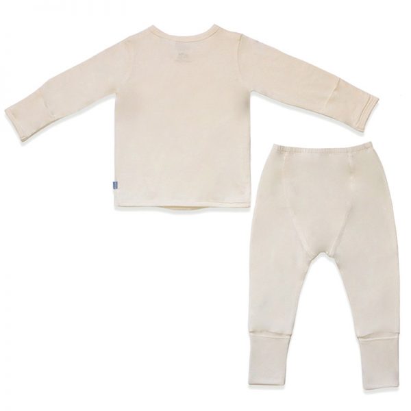 Happy Go Hatchling Bamboo Front Snap Baby Jammies Set (8)