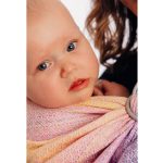 LennyLamb Ring Sling with Gathered Shoulder - LittleLove - Candyland (Jacquard Weave 80% Cotton, 20% Bamboo) (1)