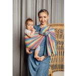 LennyLamb Ring Sling with Gathered Shoulder - Luna (Broken Twill Weave 100% Cotton) (4)