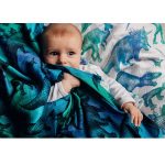 LennyLamb Swaddle Blanket 120x120cm - JURASSIC PARK (2)