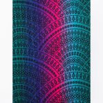 LennyLamb Swaddle Blanket 120x120cm - PEACOCK'S TAIL - BLACK OPAL (1)