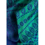 LennyLamb Swaddle Blanket 120x120cm - PEACOCK'S TAIL - FANTASYÂ  (3)