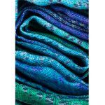 LennyLamb Swaddle Blanket 120x120cm - PEACOCK'S TAIL - FANTASYÂ  (5)