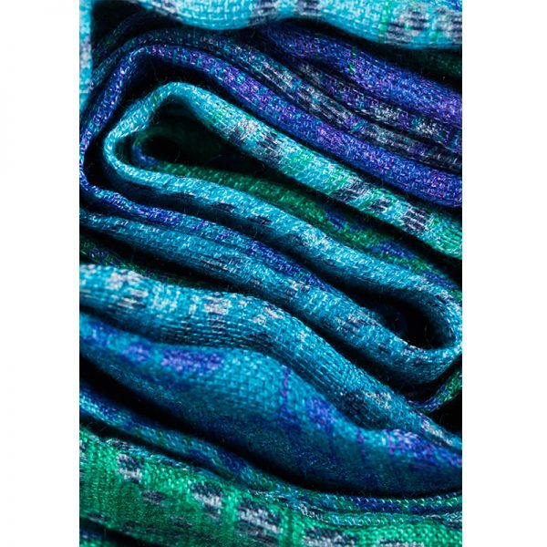 LennyLamb Swaddle Blanket 120x120cm - PEACOCK'S TAIL - FANTASYÂ  (5)