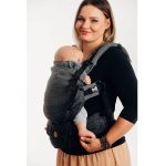 LennyUpGrade Carrier - Little Herringbone Ombre Grey (Herringbone Weave 100% Cotton) (5)