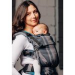 LennyUpGrade Carrier - Smoky - Iris (Broken-Twill Weave 100% Cotton) (4)