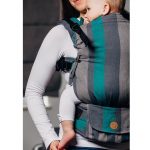 LennyUpGrade Carrier - Smoky - Mint (Broken-Twill Weave 100% Cotton) (1)