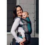 LennyUpGrade Carrier - Smoky - Mint (Broken-Twill Weave 100% Cotton) (2)