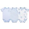 Love From Above 3pc Baby Romper Bundle Set (Blue)