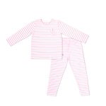 Love From Above Long Sleeve Toddler Jammies Set (Stripy Pink)