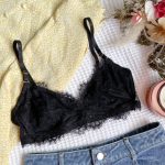 Piper LightLift Bralette – Charcoal Black (1)