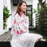 Rosy Garden Polyester Nursing Cover (2) Singapore Lactation Bakes
