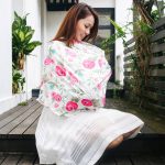 Rosy Garden Polyester Nursing Cover (3) Singapore Lactation Bakes