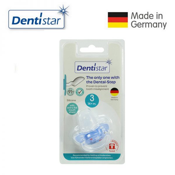 Size 3 Flat Pacifier (2) - Dentistar - Oceanokids