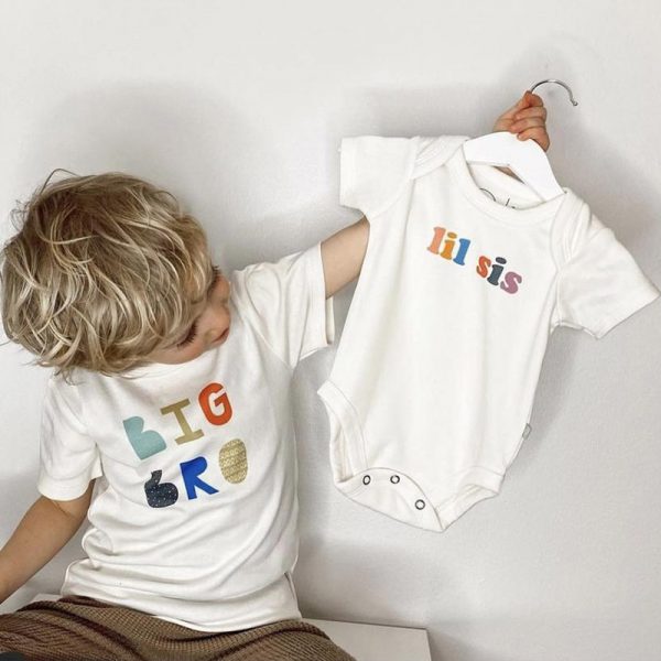 BIG BRO ORGANIC TEE (4) - Baby Bunnies