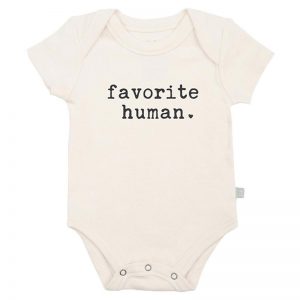 Favourite Human Organic Bodysuit (1) - Baby Bunnies