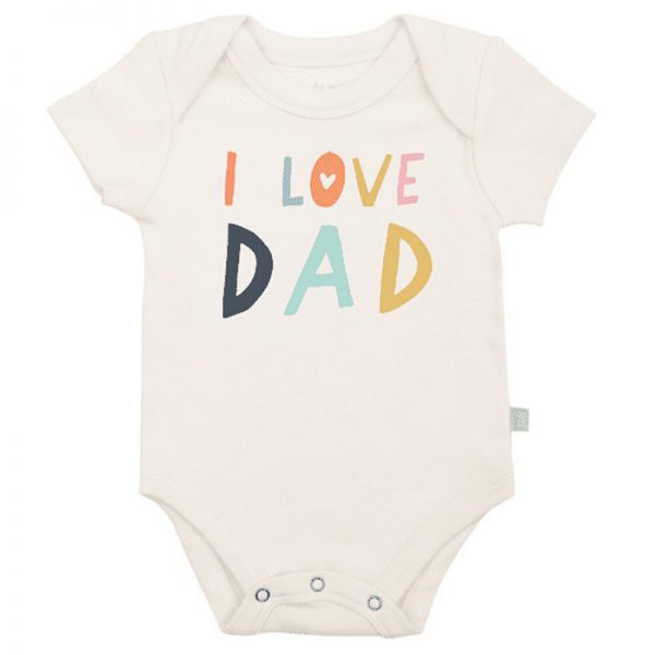 I LOVE DAD ORGANIC BODYSUIT (1) - Baby Bunnies