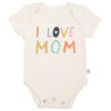 I LOVE MOM ORGANIC BODYSUIT (1) - Baby Bunnies