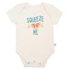 Squeeze Me Organic Bodysuit (1) - Baby Bunnies