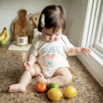 Squeeze Me Organic Bodysuit (1) - Baby Bunnies