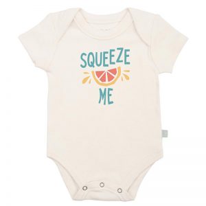 Squeeze Me Organic Bodysuit (1) - Baby Bunnies