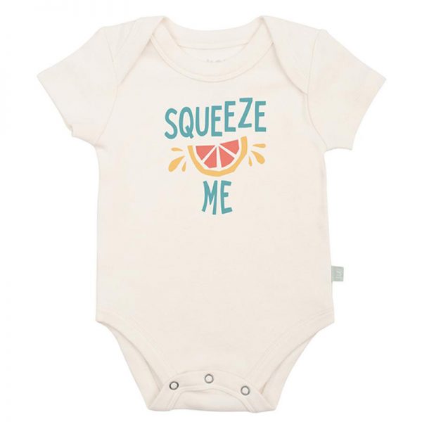 Squeeze Me Organic Bodysuit (1) - Baby Bunnies