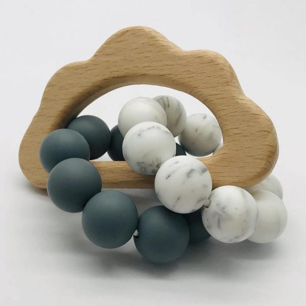 Teether - Marble & Grey