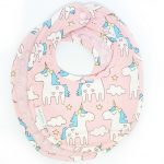 Light Pink Minky Magical Unicorn Bib