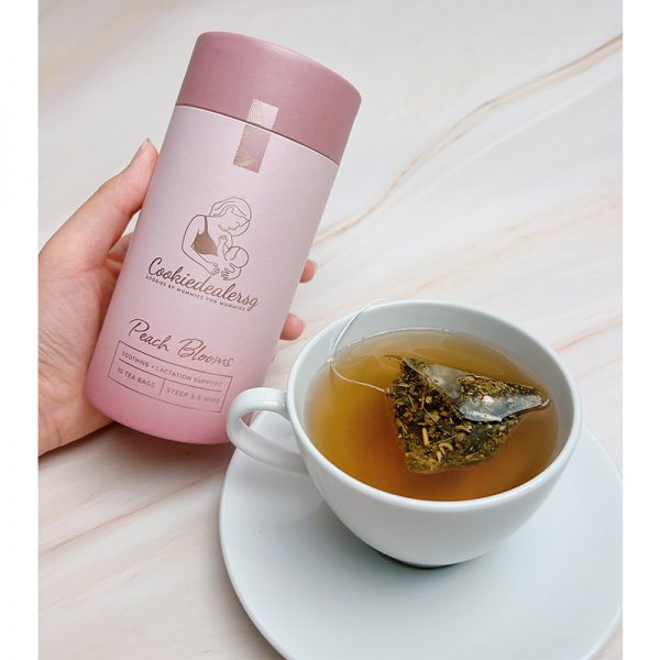 Peach Blooms Lactation Tea (3) - Cookie Dealer