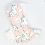 White Minky Magical Unicorn Droolpads