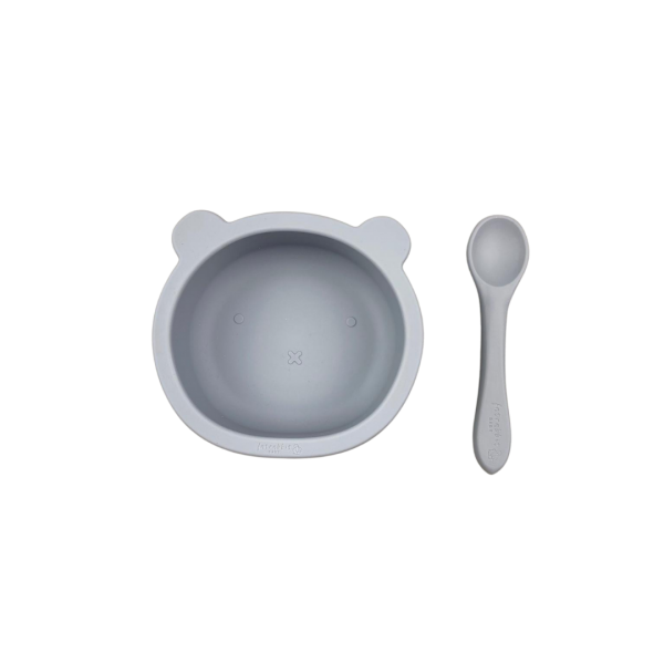 Bear Bowl + Spoon - Fat Rabbit Baby (3)