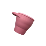 Collapsible Snack Cup Dusty Pink- Fat Rabbit Baby