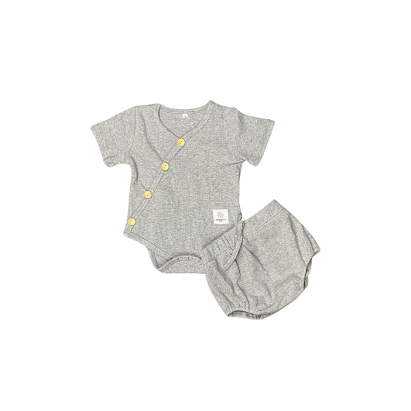 Kiara Kimono Set Light Grey