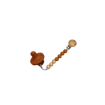 Pacifier & Clip - Brown