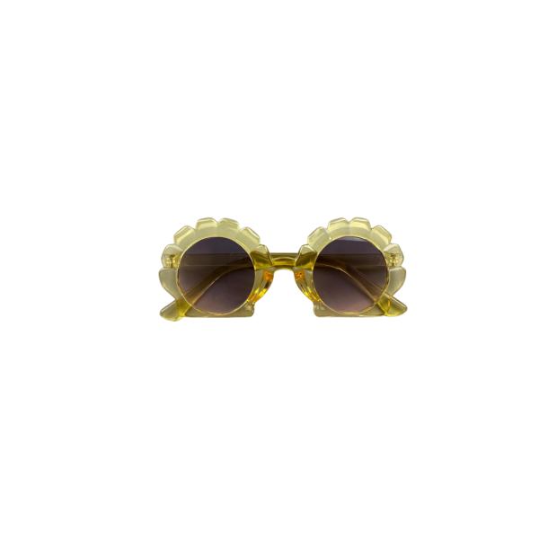 Seashell Sunglasses - Transparent Yellow