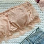 Envy Her Ganelle Anti Slip Strapless Lace Bralette (Peach Tea) (1)