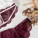 Envy Her Ganelle Anti Slip Strapless Lace Bralette (Red Dahlia) (3)